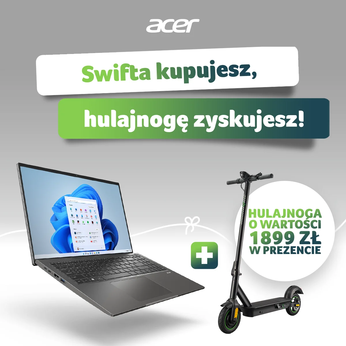 Acer Swift Hulajnoga